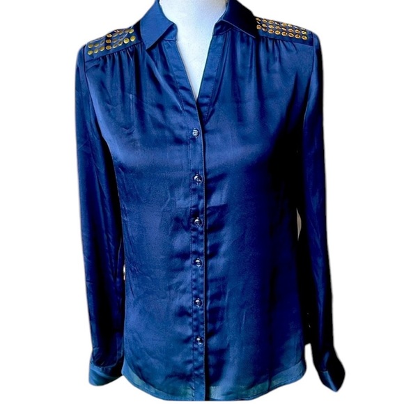 Outback Red extra small ladies vintage navy with gold embellishment on shoulder - Picture 1 of 15